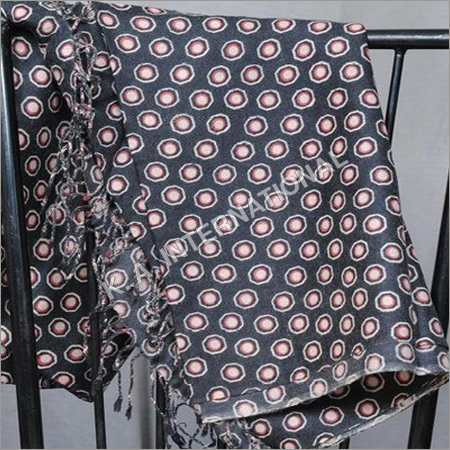 फाइन वूल हैंड प्रिंटेड स्टोल