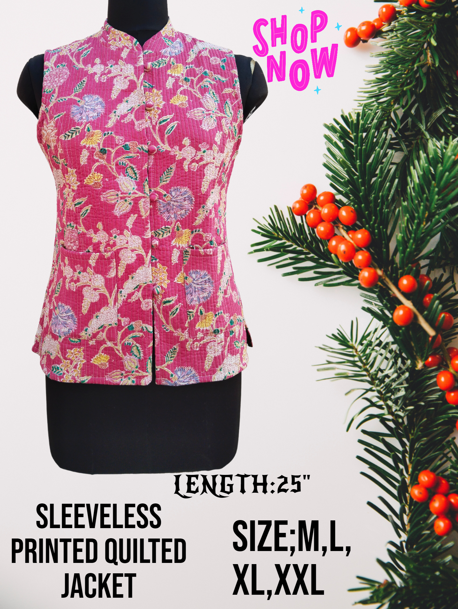 Short Quilted Jacket - Color: Show As Images