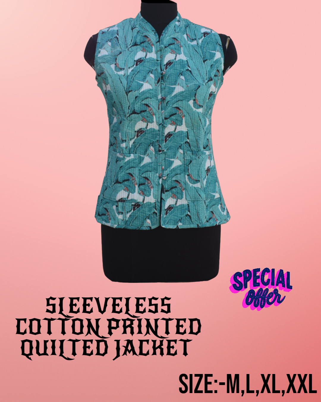 Short Quilted Jacket - Color: Show As Images