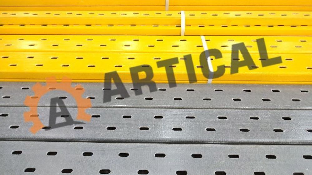 Frp Perforated Type Cable Tray - Width 50-600mm, Height Options 22/25/50/75/100mm, Thickness 3/4/5/6mm, Length 3000mm | Durable Frp Material