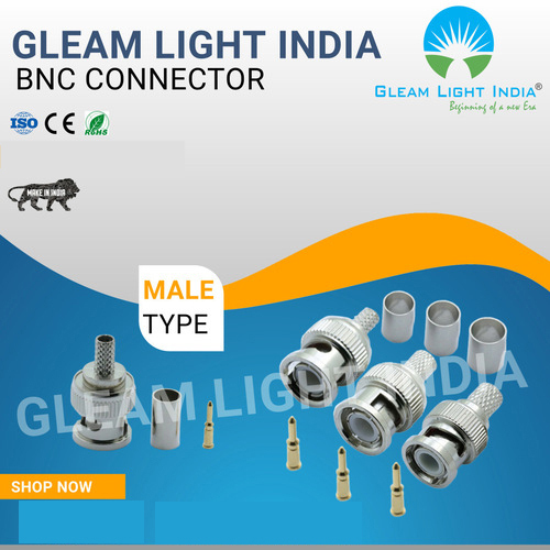 Bnc Male Connector - Application: Rf Cable