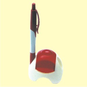 Round Table Top With Double Pen Hlder, Pin Holder Card/memo Holder (With Paper Clips)