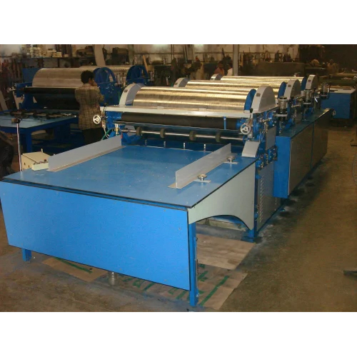 Blue Two Color Flexo Paper Cum Board Printing Machine
