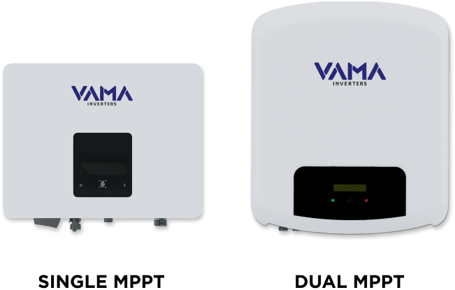 White Vama On Grid Inveter 1 Phase Goldi Solar 2.5 Kw