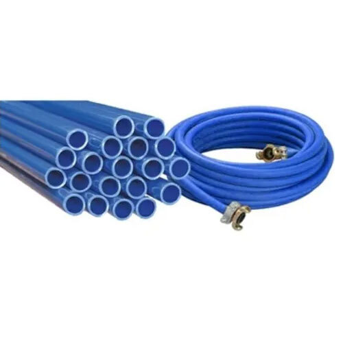 Air Compressor Piping - Plastic, Round 1-2 Inch Outer Diameter, 3-6 Feet Length, Blue | Warranty Included, Durable Design