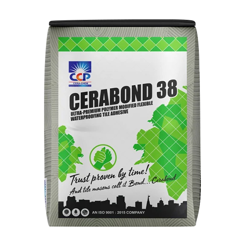 Cera Bond 38 अल्ट्रा प्रीमियम पॉलिमर संशोधित फ्लेक्सिबल वॉटरप्रूफिंग टाइल चिपकने वाला अनुप्रयोग: औद्योगिक