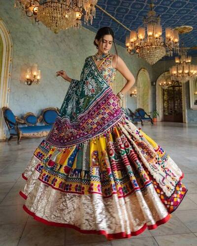 Designer Printed Lahenga Choli