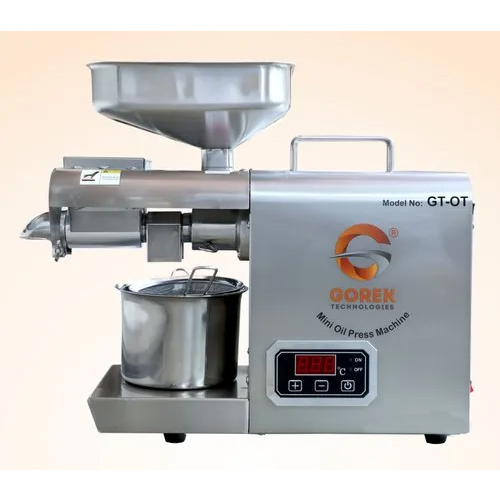 Silver Gt-Ot Oil Press Machine