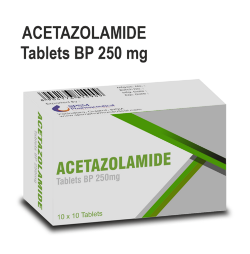 Acetazolamide Tablets Bp 250 Mg By Spsm Pharmaceutical