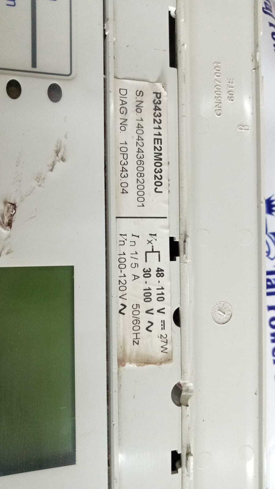 Micom P343211e2m0320j Relay