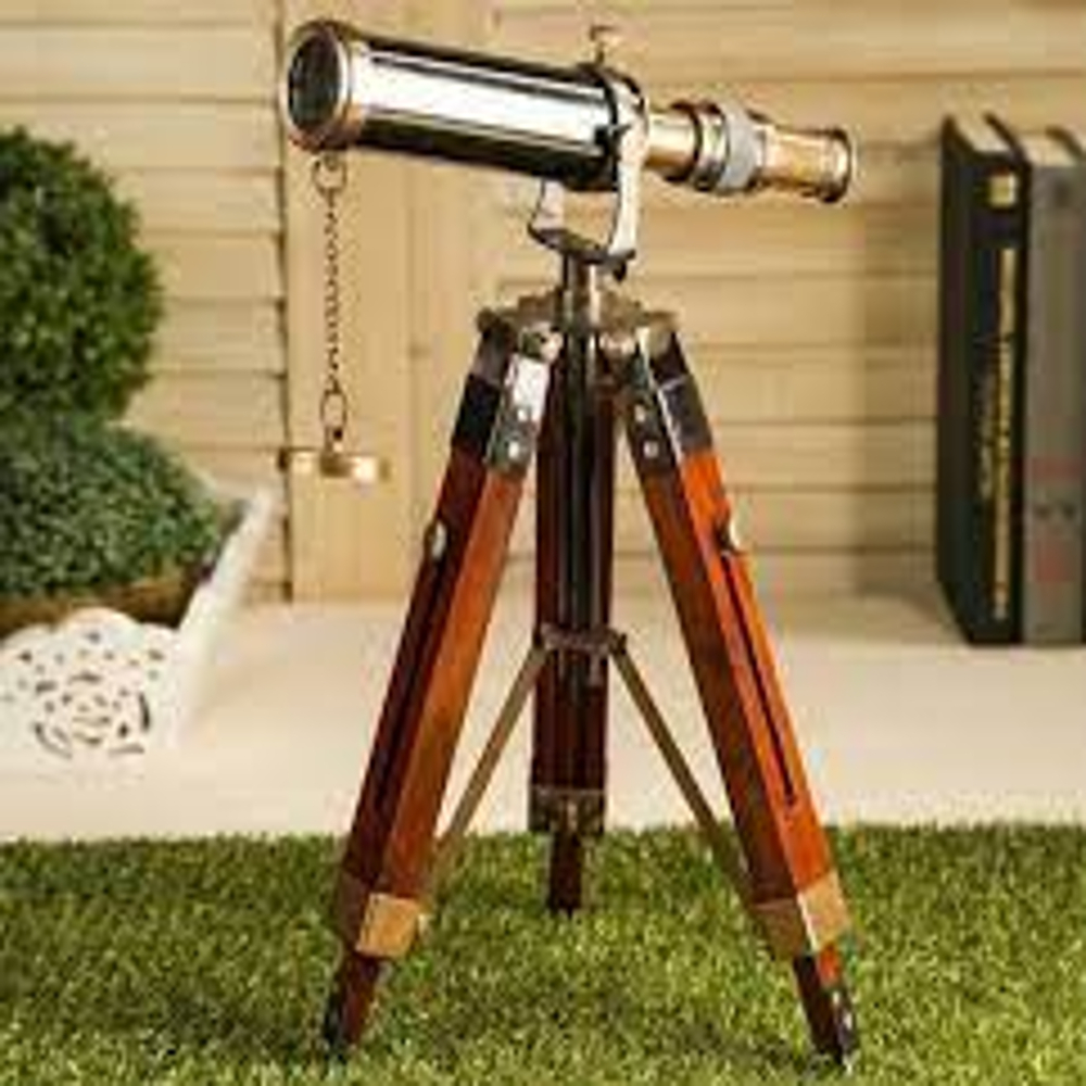 Wooden Tripod - Color: Yellow