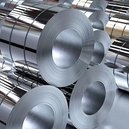 High Nickel Alloy Coils - Alloy Steel, Polished Surface, Silver Color | Industrial Grade Steel Components, Plate Shape