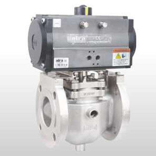 Pneumatic Actuator Jacketed Plug Valve - Application: Industrial