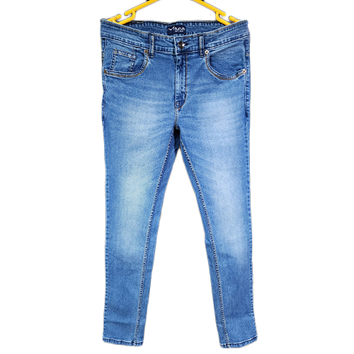 Washable Faded Jeans