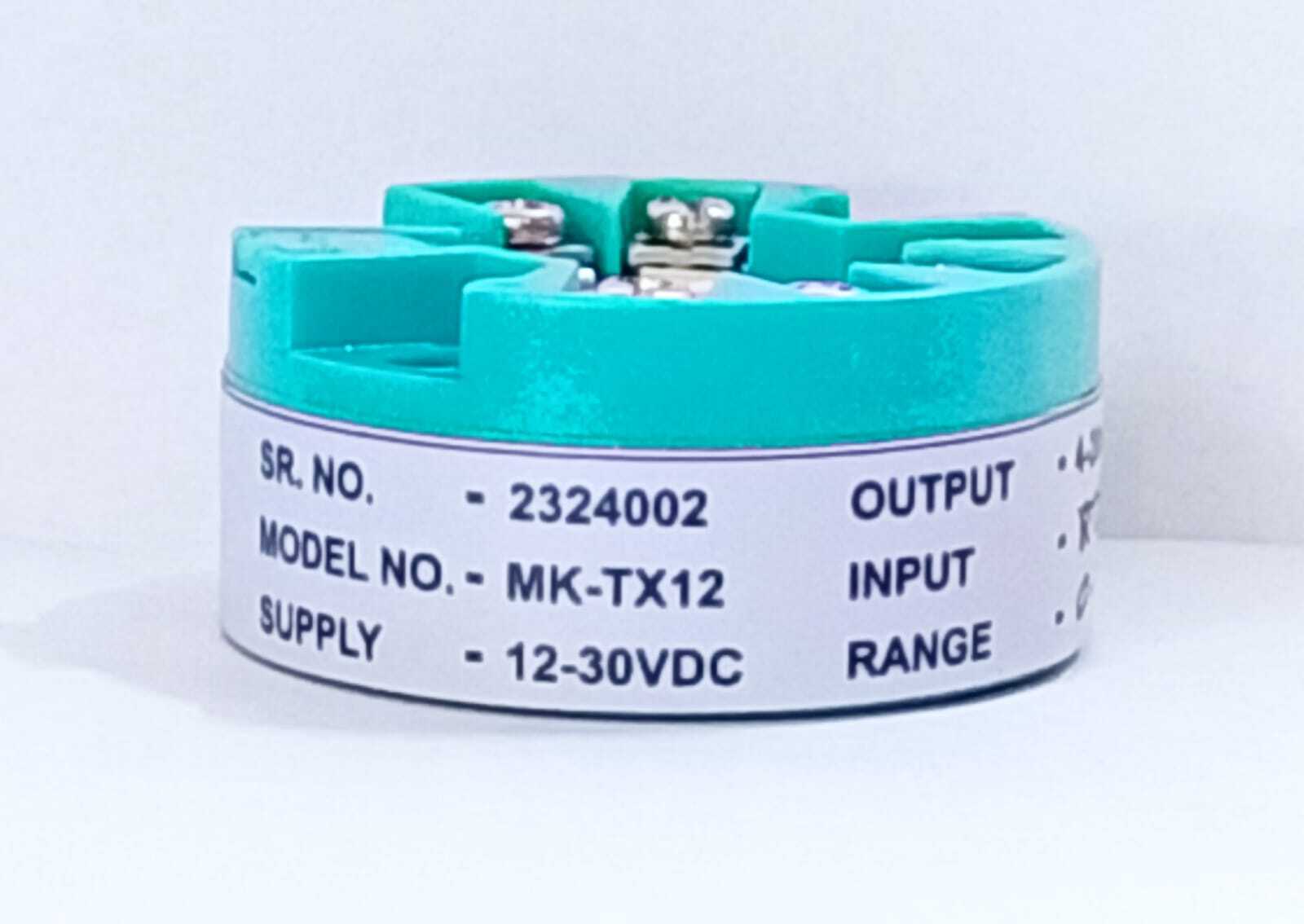 Head Mounted Temperature Transmitters - Rtd Input, 4-20 Ma Output, 24 Vdc Supply | Light Blue Universal Design