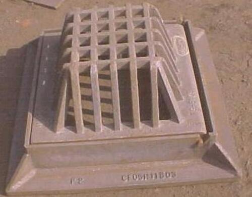 Manhole Catch Basin Frame With Raised Grate