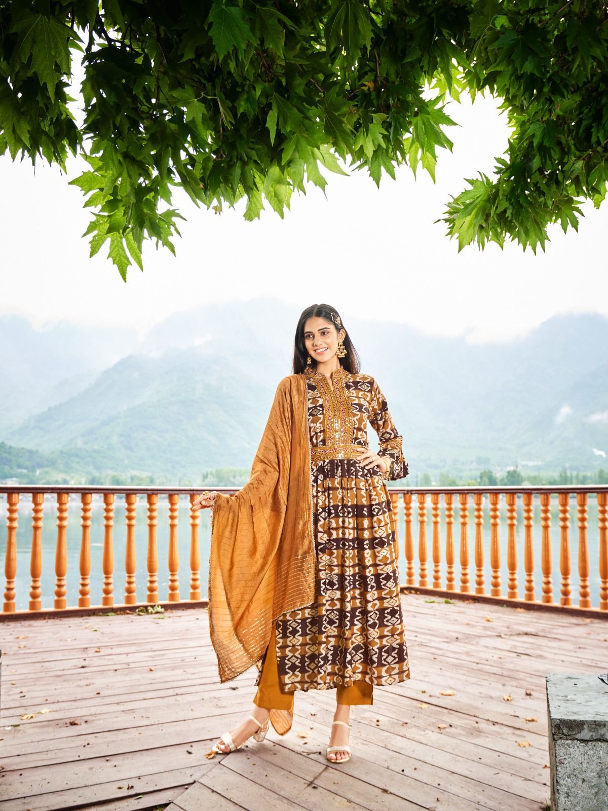 Ladies Designer Printed Nayra Cut Kurti - Color: All Colours