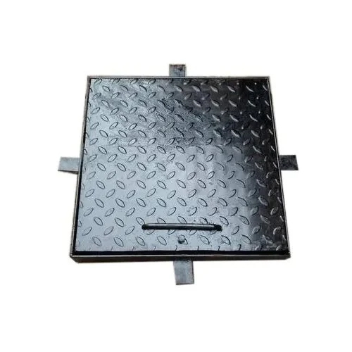 Cast Iron Earth Pit Cover - Color: Black / Dark Grey