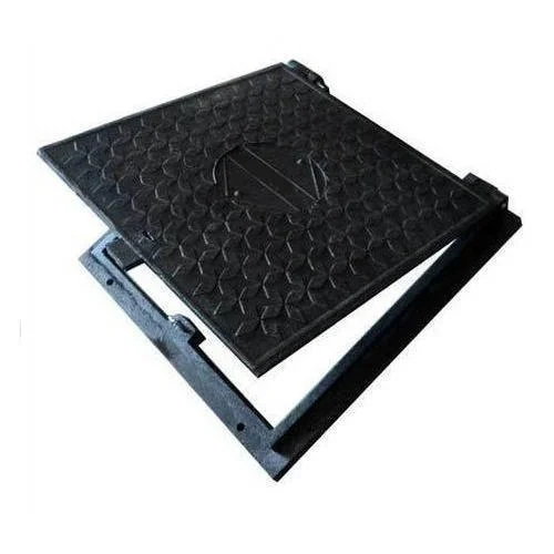 Cast Iron Earth Pit Cover - Color: Black / Dark Grey