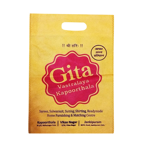 Non Woven Printed D Cut Bag Bag Size: Different Available