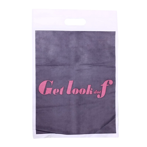 Non Woven D Cut Bag - Lightweight Recyclable Fabric, Various Sizes Available - Stylish D-Cut Handle, Embossed Finish, Eco-Friendly Design
