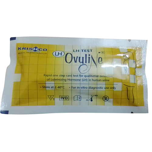 Ovuline - Plastic Disposable Lh Test, Single Use, Sterilized, White Indicator For Luteinizing Hormone Surge Detection