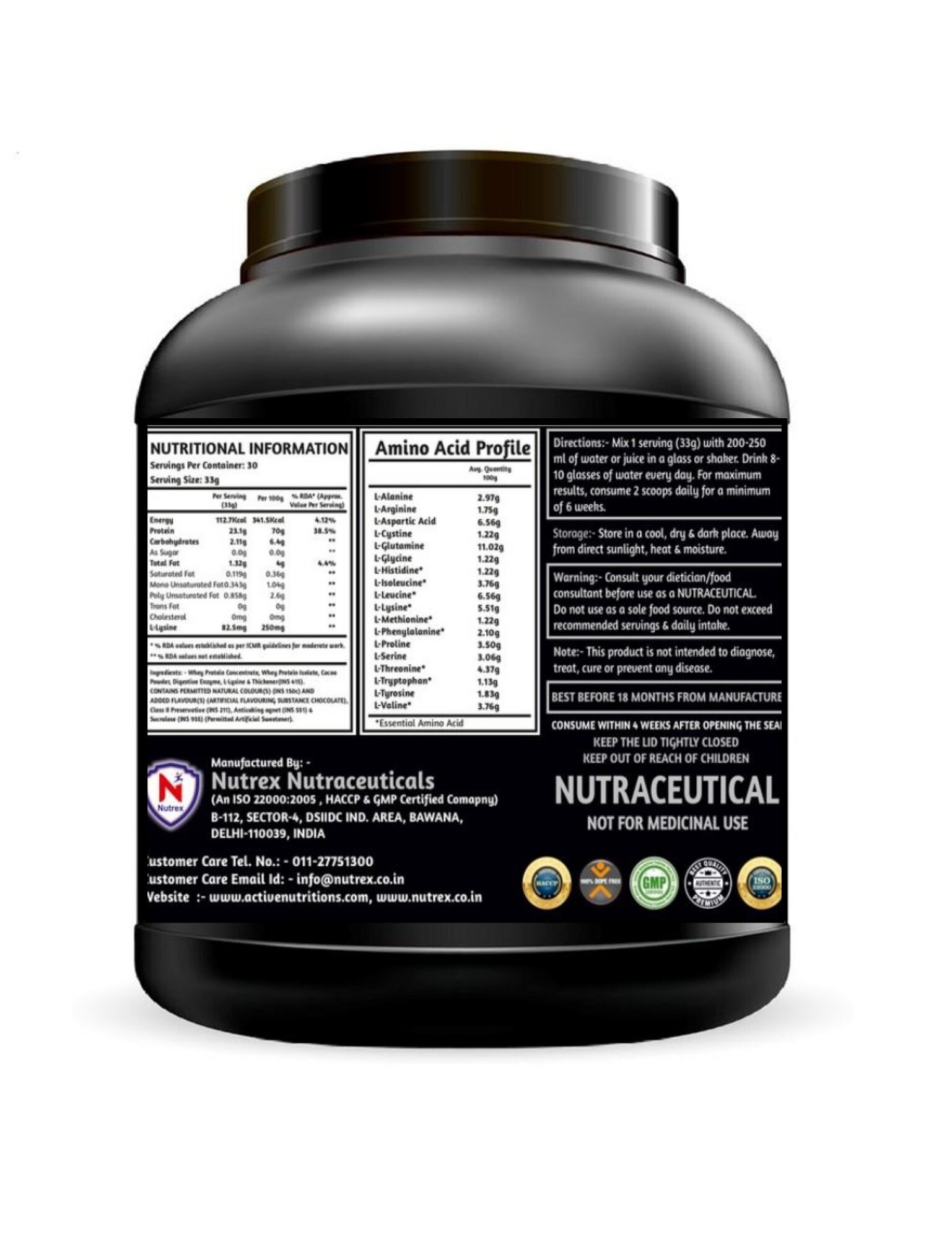 Active Nutrition Extreme Whey Protein (Chocolate And Butterscotch Vanilla Flavour) In 1kg/2kg - Dosage Form: Powder