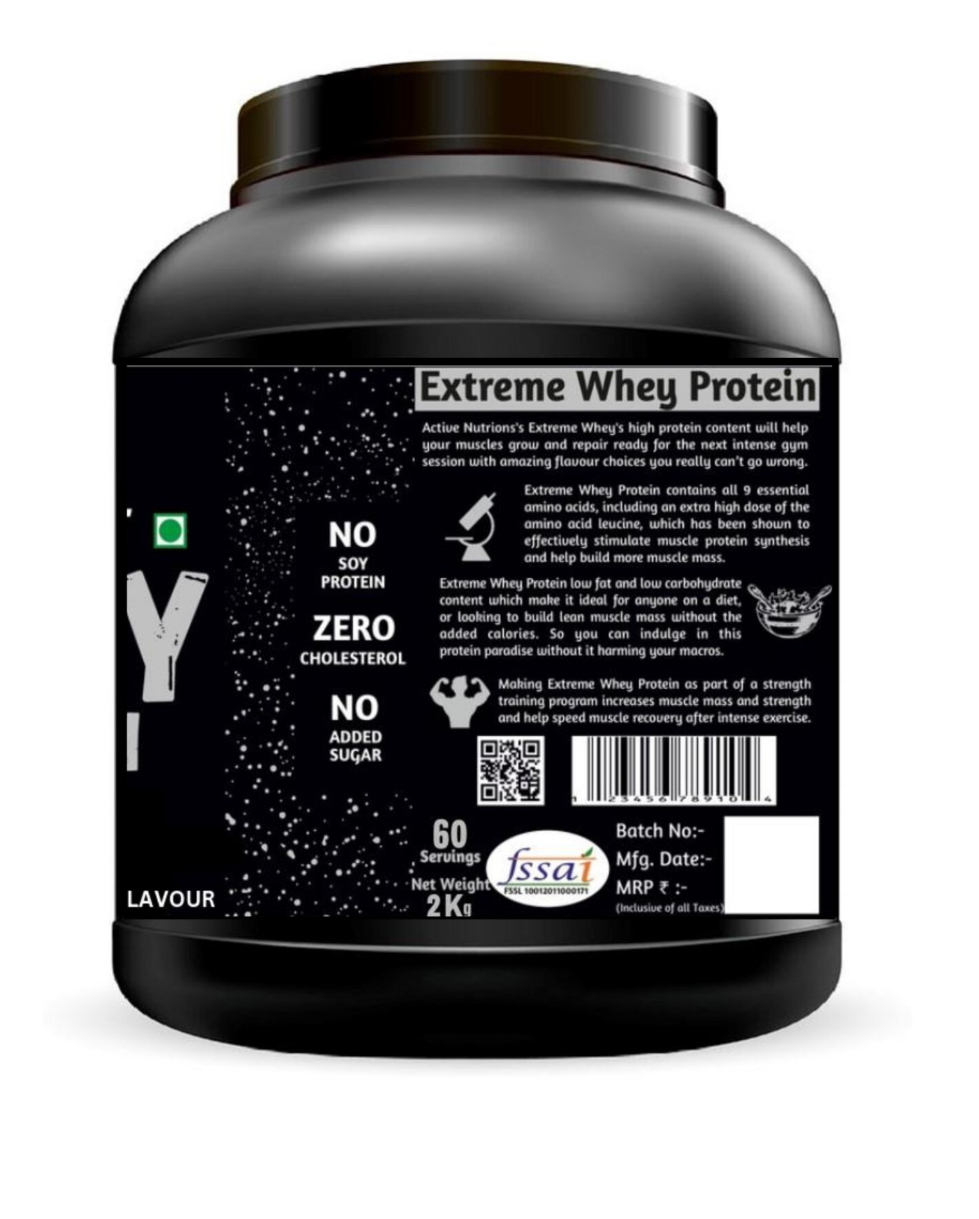Active Nutrition Extreme Whey Protein (Chocolate And Butterscotch Vanilla Flavour) In 1kg/2kg - Dosage Form: Powder