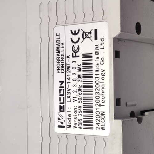 Wecon Lx3v-1412mt-a Controller - Compact Design, Seamless Integration With Automation Systems, Robust Performance