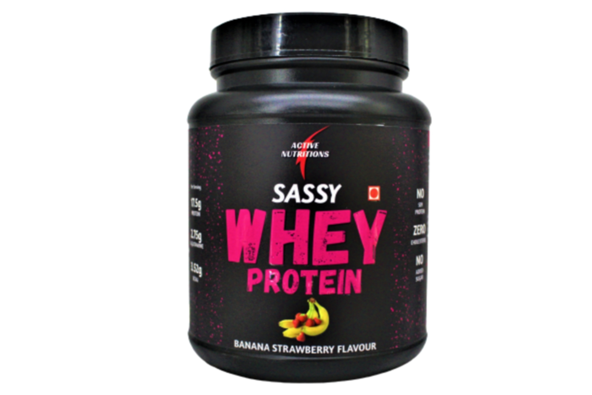 Active Nutritions Sassy Whey Protein (Chocolate And Banana Strawberry Flavour)1kg/2kg - Dosage Form: Powder