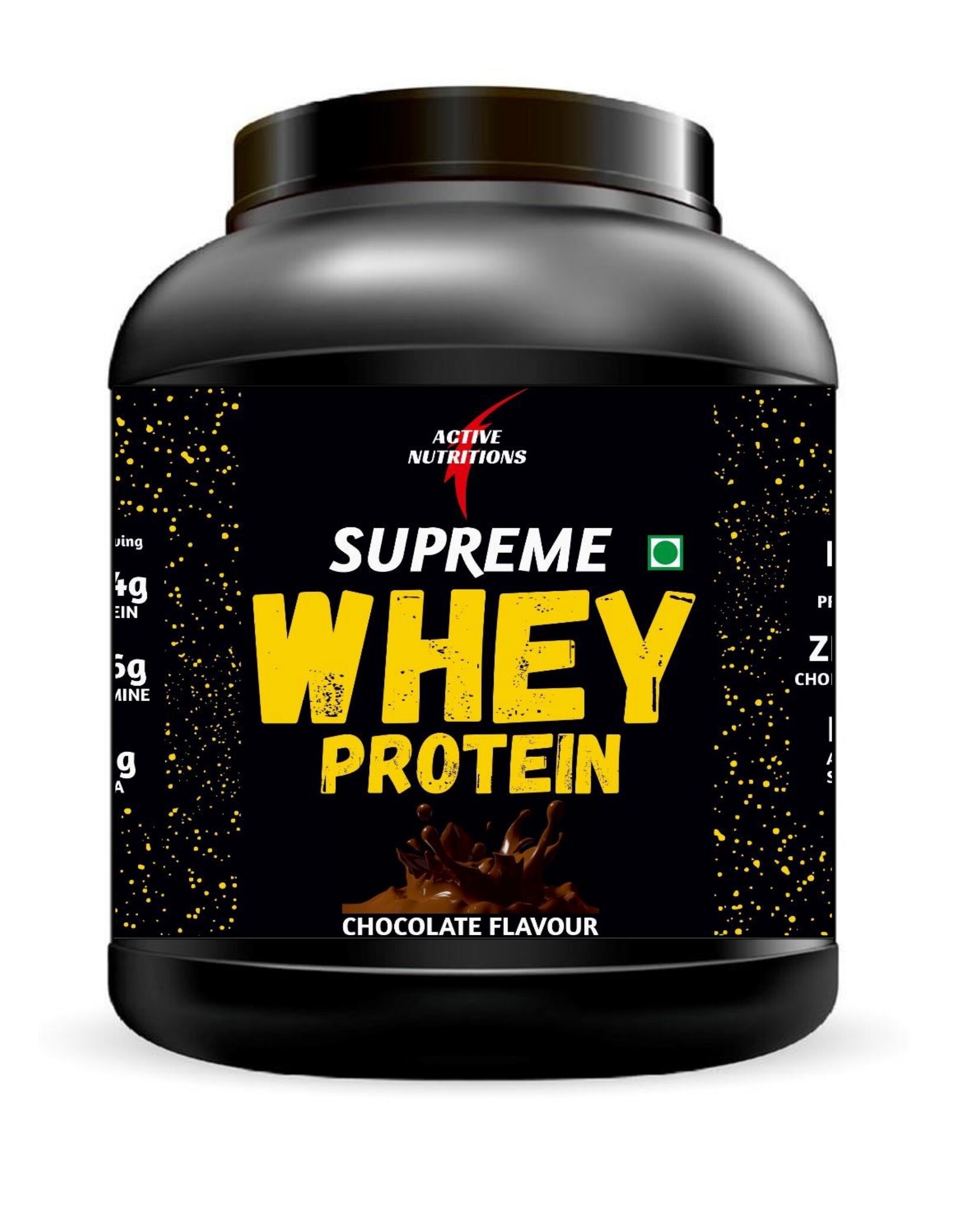 Active Nutritons Supreme Whey Protein (Chocolate And Buteerscotch Vanilla Flavour )1kg/2kg Dosage Form: Powder