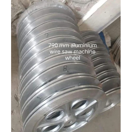 सिल्वर 14 इंच एल्युमिनियम वायर सॉ मशीन व्हील