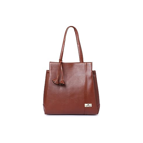 Ladies Leather Hand Bag - Color: As Per Availability