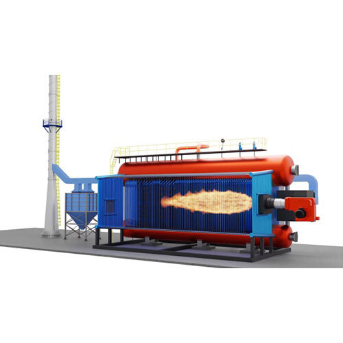 D Type Power X Boiler - 80 TPH, Steel Body, Customized Size, Blue and Red Color, High-Temperature Steam Output, Semi-Automatic Operation, 220-440 Volt, Intelligent Control System