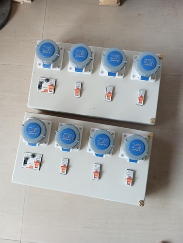 Plug & Socket Box - Cover Material: Mild Steel