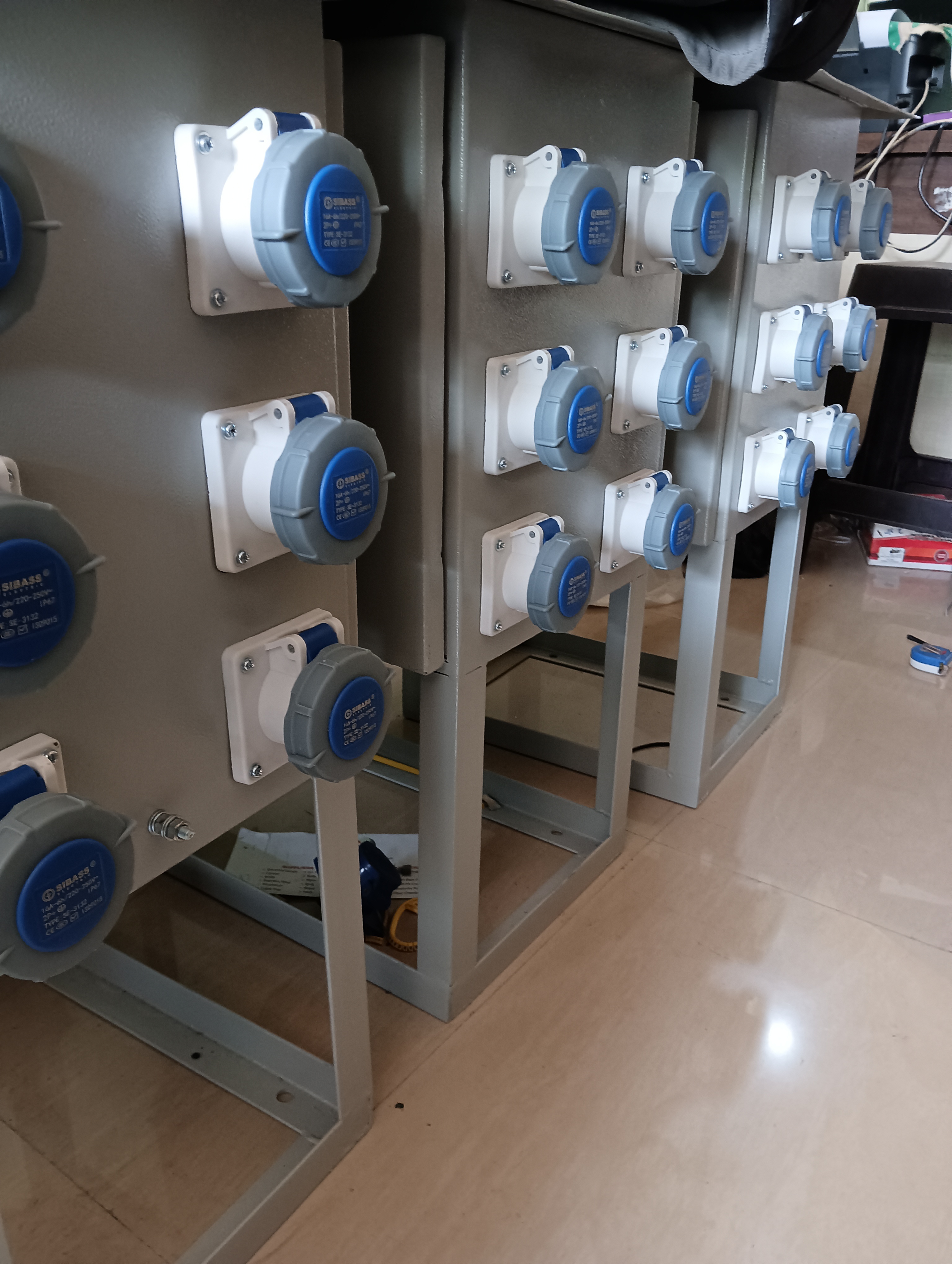 Plug & Socket Box - Cover Material: Mild Steel