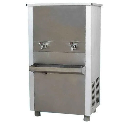 200L Stainless Steel Water Cooler - Color: Silver-White
