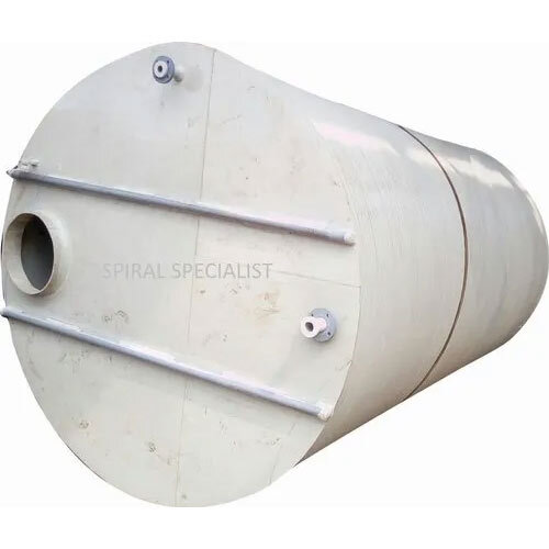 Spiral Wound PP Tank - Industrial Grade A, New Condition, White Color