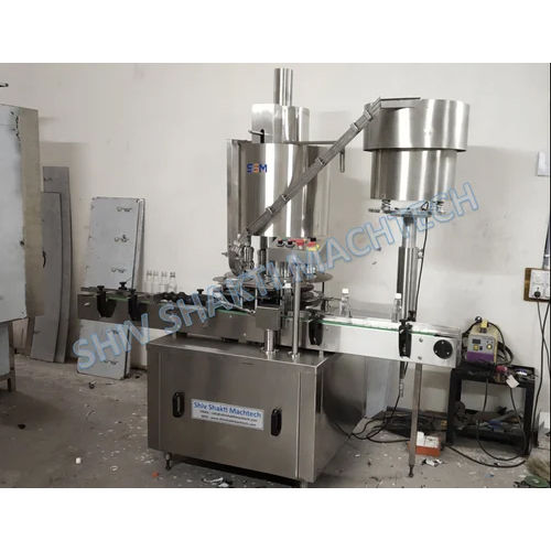 Gray Automatic Rotary Screw Capping Machine