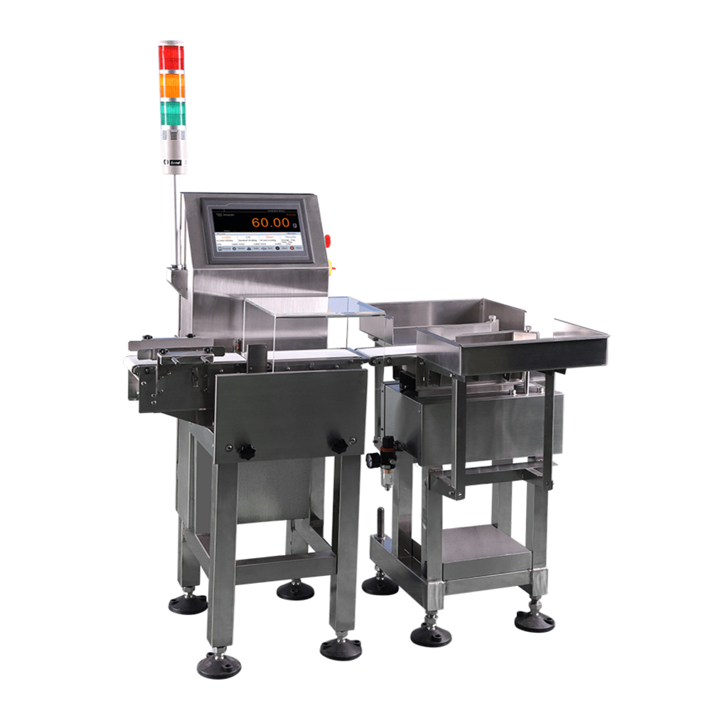 Online Check Weigher - Stainless Steel, 600 G Capacity, 0.1 G Accuracy, Digital Display, 100 M/min Linear Speed, 500 Ppm Throughput | 12 Month Warranty, 700 Wmoc Power Consumption
