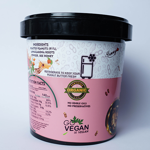 Natural Peanut Butter Immuned By Ashwagandha Sweetened With Honey Age Group: Adults