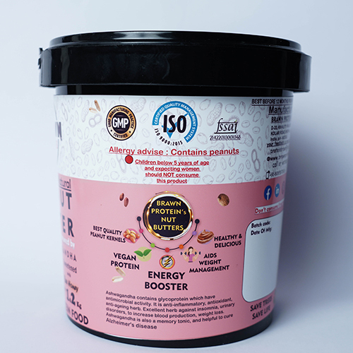 Natural Peanut Butter Immuned By Ashwagandha Sweetened With Honey Age Group: Adults