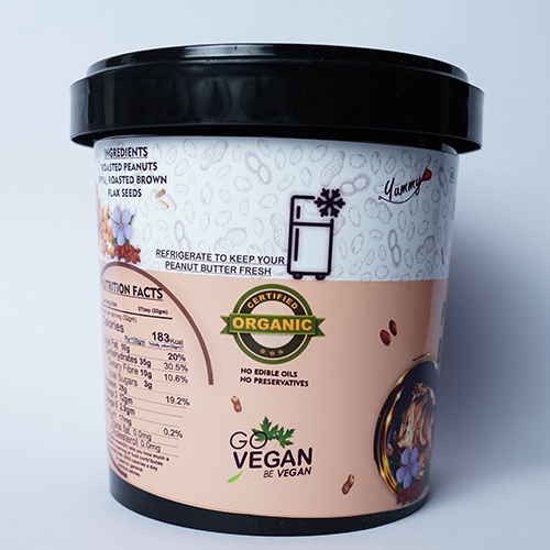Natural Peanut Butter With Flax Seeds Omega Smooth Unsweet Age Group: Adults