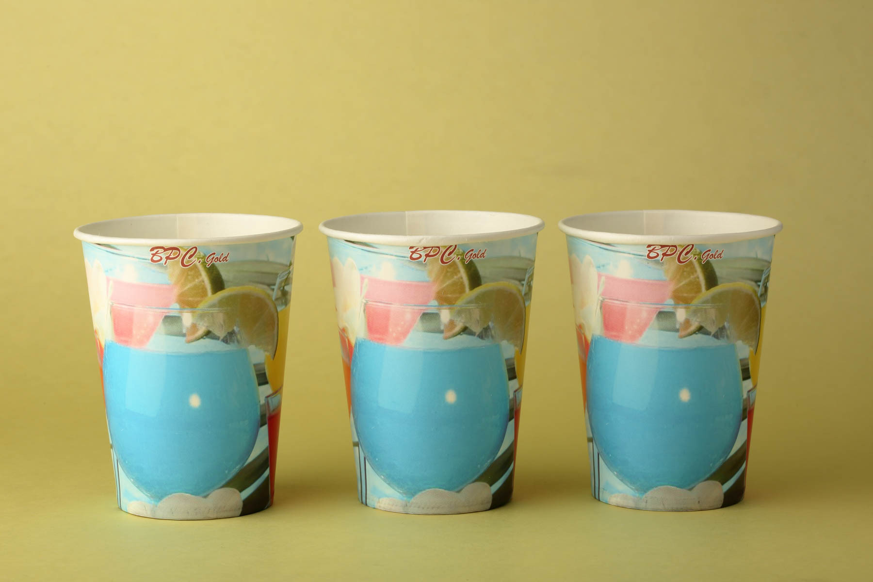 Bpc Diamond Paper Cups - Color: White