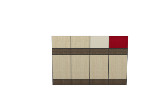 Office Tile Base Partiton - Assembly: Carpenter Assembly