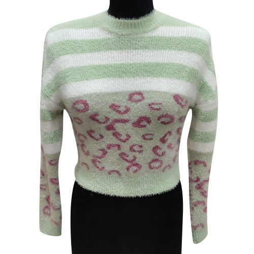 Different Available Ladies Woolen Crop Top