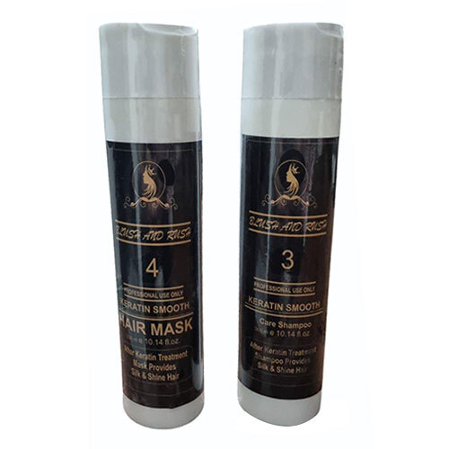 Keratin Smooth Hair Mask And Shampoo Kit Gender: Female