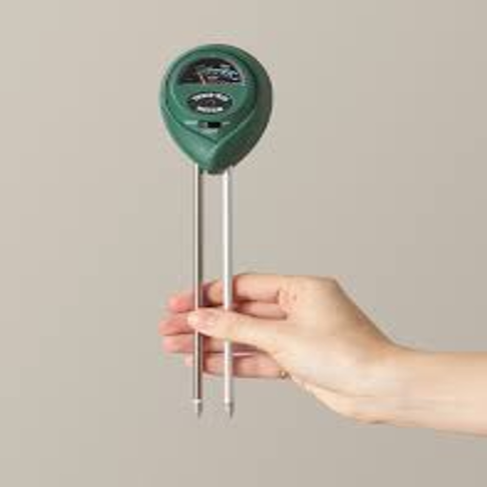 Soil Moisture Tester - Color: White Silver
