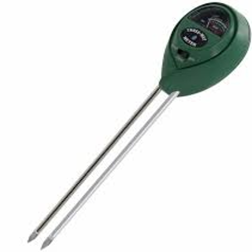 Soil Moisture Tester - Color: White Silver