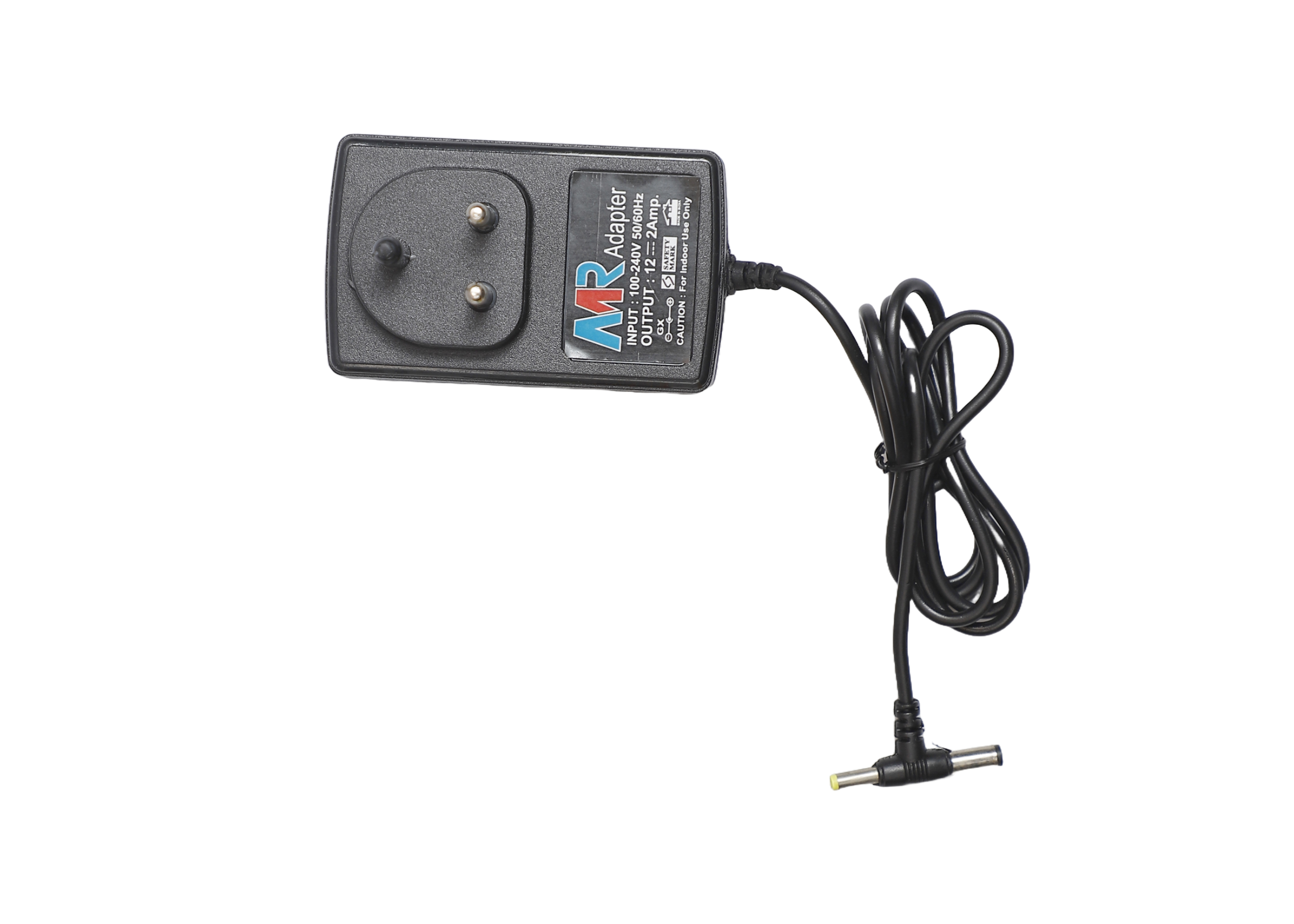 12v 2amp Power Adapter - Plastic Material, Regulated Output Power 12w , Short Circuit & Over Voltage Protection, Compact & Lightweight Design